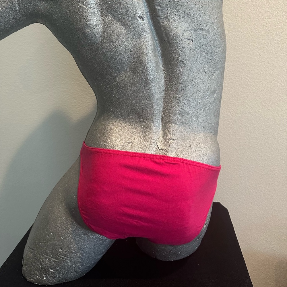 Cotton/Lycra Brief - 628 - pinkish red - Picture 5 of 8